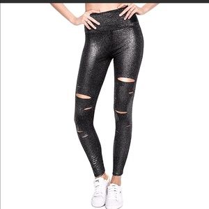 Pink sparkle leggings